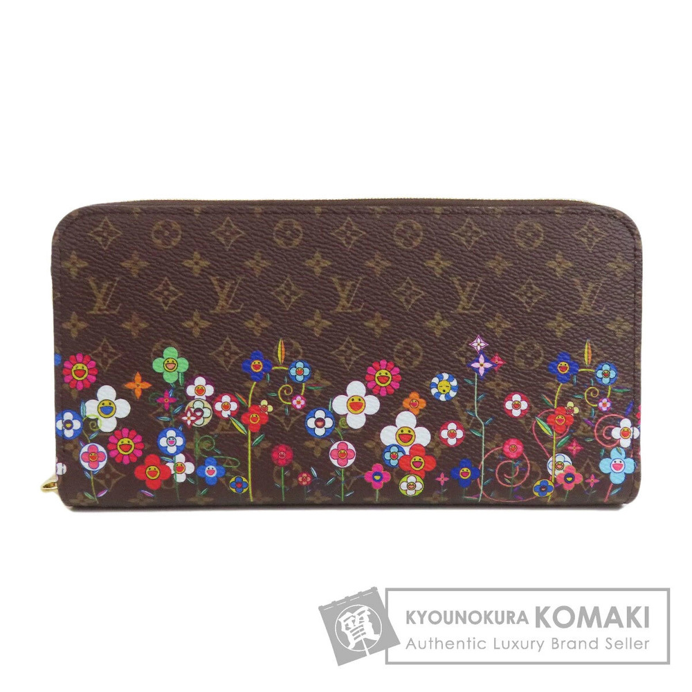 Louis Vuitton Takashi Murakami Collaboration Zippy Wallet Long Wallet Canvas